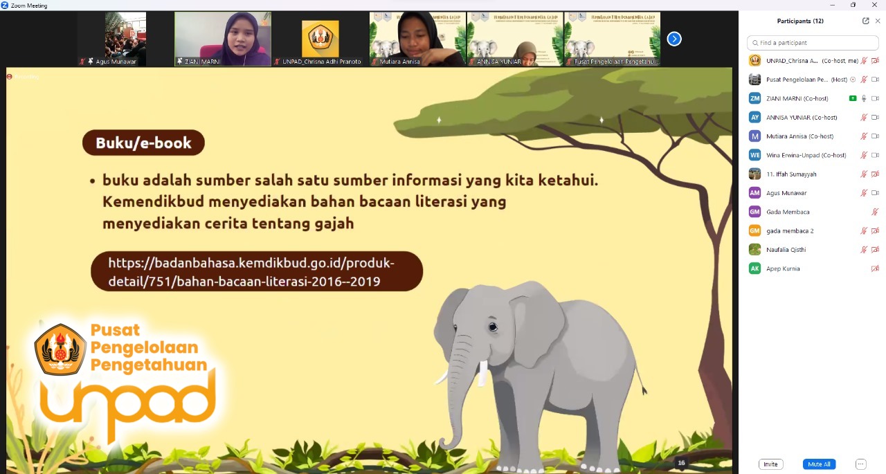 Corporate Social Responsibility (CSR) - Teater Pengetahuan: Pemutaran Film Dokumenter Gajah Bersama Pustakawan Cilik (Puscil) 