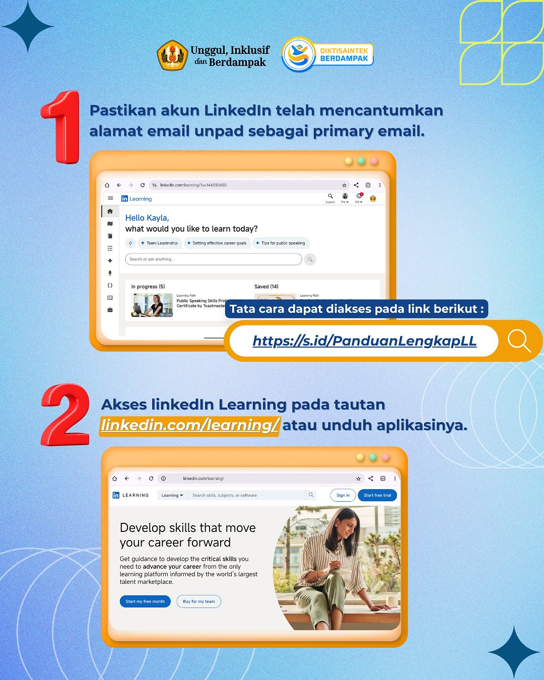Tata Cara akses Linkedin Learning di Universitas Padjadjaran - 2