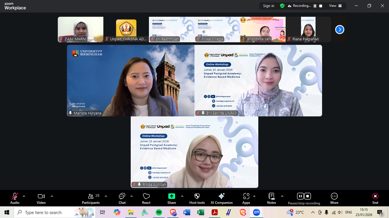 Unpad Post Graduate Academy - Evidence Based Medicine