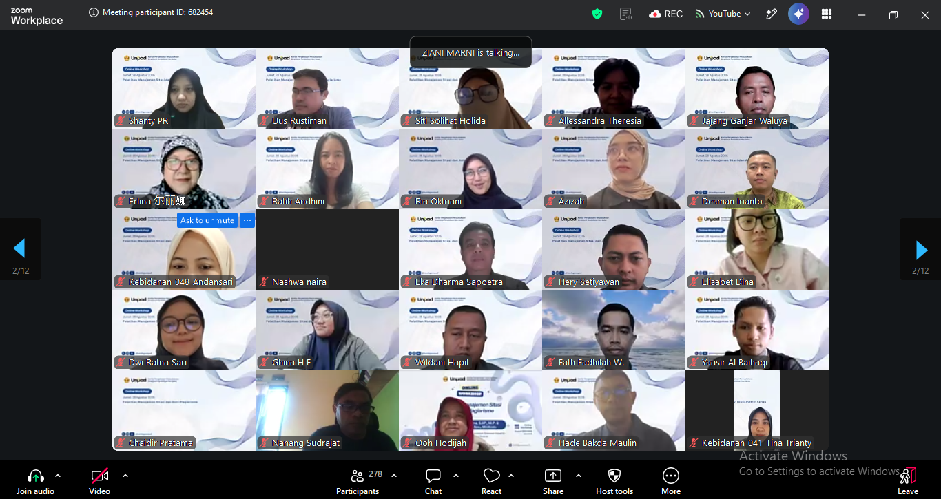 Unpad Postgraduate Academy:  Manajemen Sitasi dan Anti-Plagiarisme
