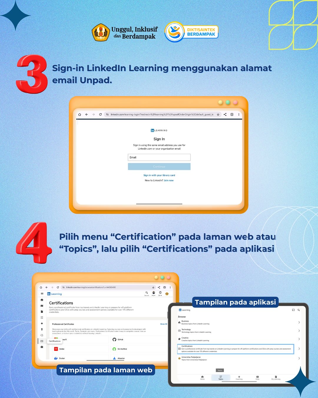 Tata Cara akses Linkedin Learning di Universitas Padjadjaran - 3