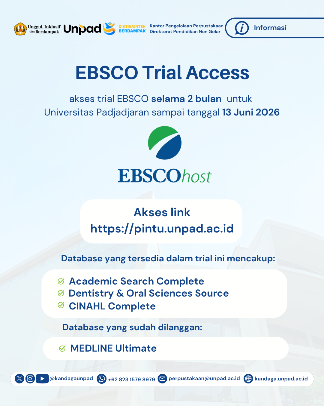 Ebsco Trial Access