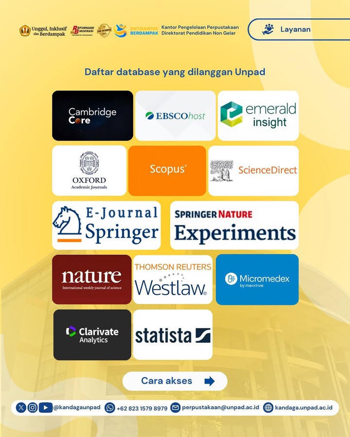 Panduan Akses E-Resources Unpad - 2