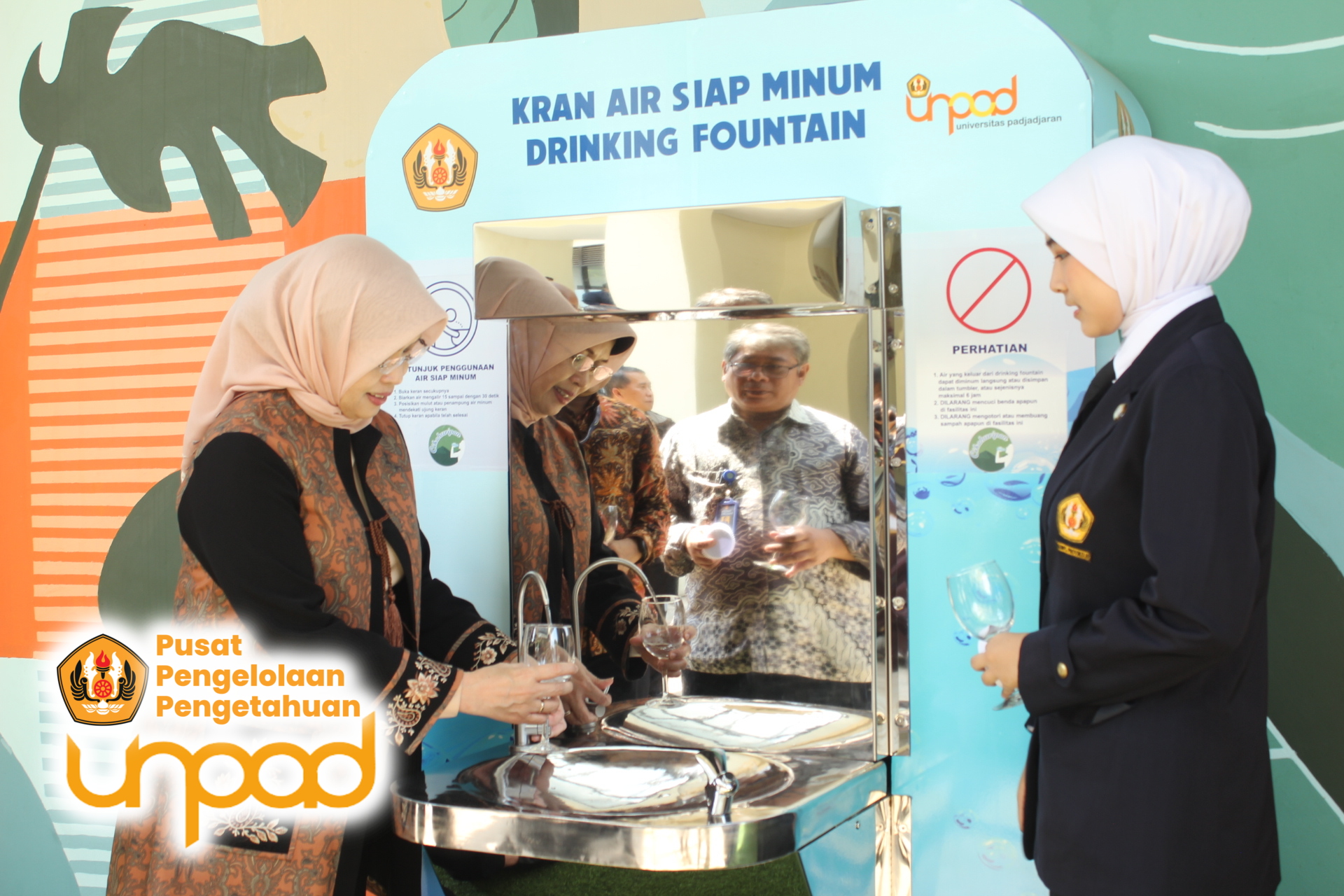 Re-branding dan Peresmian Kran Air Siap Minum Gratis "Cikahuripan"