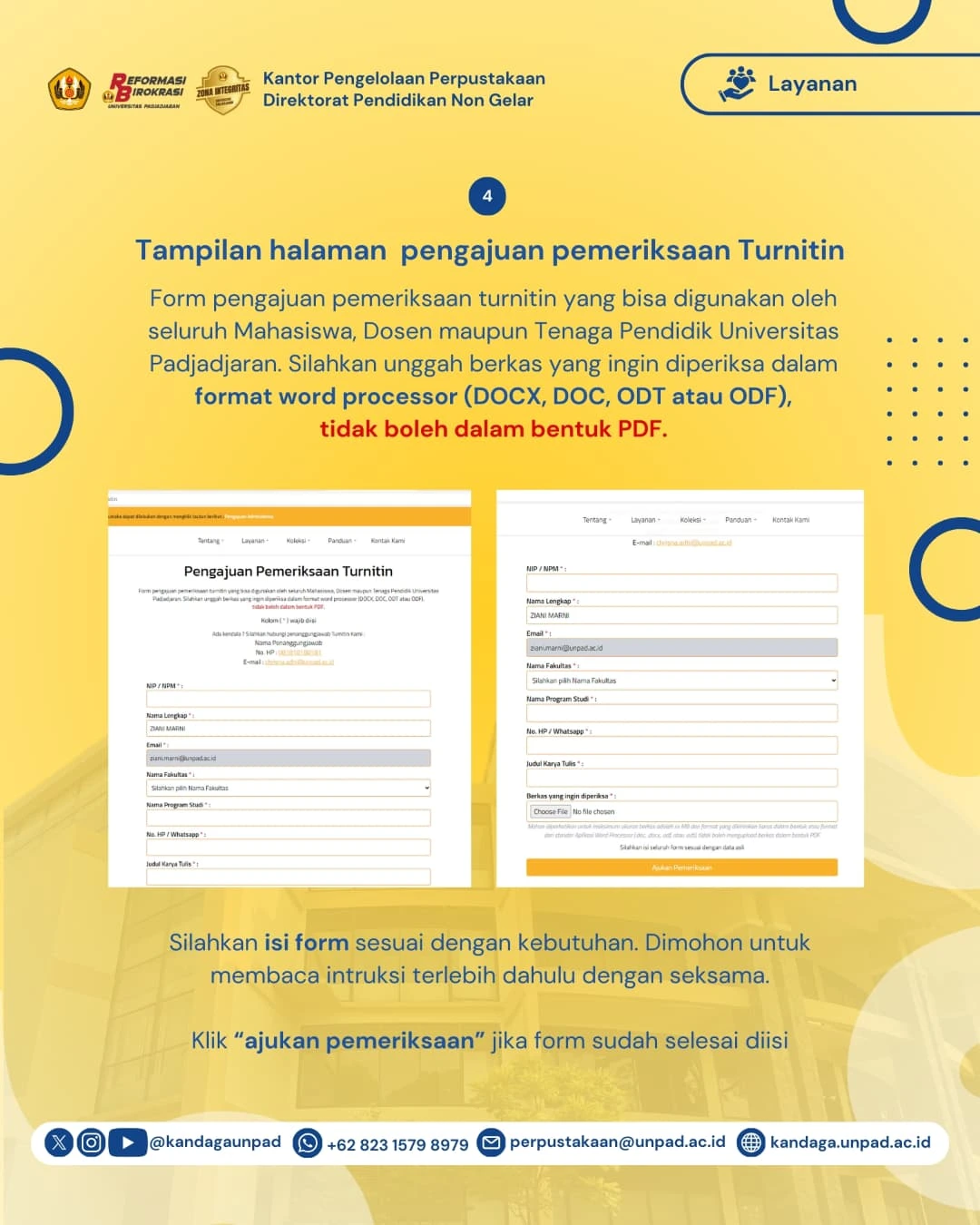 Layanan Cek Similarity menggunakan Turnitin - 4