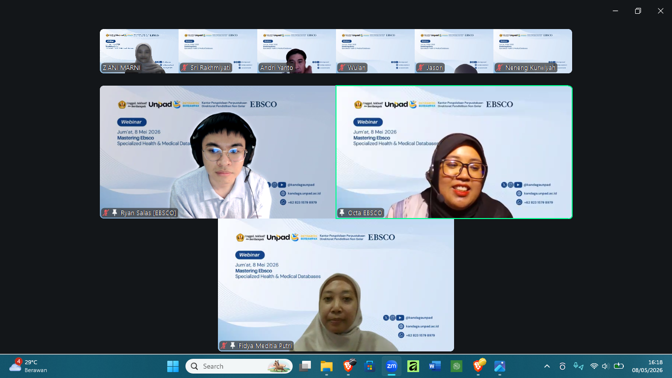 Webinar Mastering EBSCO : Specialized Health & Medical Databases