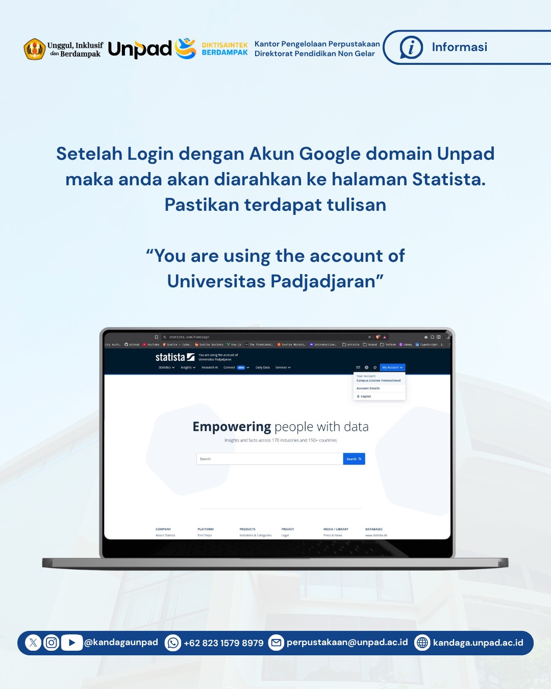 Panduan Tata Cara Akses Statista melalui Akun Google - 5