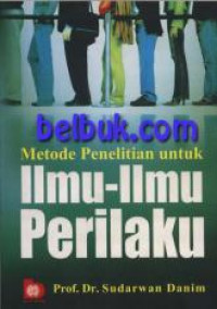 Metode Penelitian Untuk Ilmu-Ilmu Perilaku