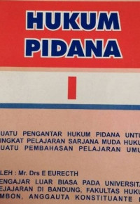 Hukum Pidana I