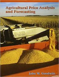 Agricultural price analysis and forecasting.