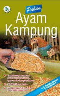 Pakan ayam kampung.