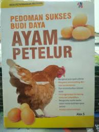 Pedoman Sukses Budi Daya Ayam Peletur