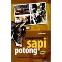 Penggemukan sapi potong.