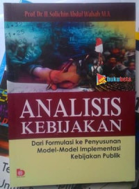 Analisis Kebijakan Publik