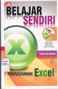 Belajar Sendiri Pemograman EXCEL