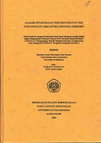 Analisis Pengendalian Dokumen Pesawat N219 Nurtanio di PT. Dirgantara Indonesia (Persero) : Studi Kualitatif dengan Pendekatan Studi Kasus Mengenai Analisis Risiko dalam Pengendalian Dokumen Pesawat N219 Nurtanio Sesuai Sertifikasi CASR Part 21 Menggunakan Metode Tinjauan Dokumen di Engineering Data Management EDM) PT. Dirgantara Indonesia (Persero)