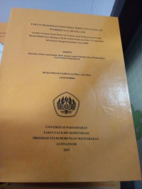 Partai Demokrasi Indonesia Perjuangan Dalam Pemberitaan Detik.Com : Analisis Framing Model Robert M. Entman pada Pemberitaan Korupsi Massal DPRD Kota Malang di Media Online Detik.com Edisi 3-5 September 2018 dalam Mengonstruksikan Citra PDIP