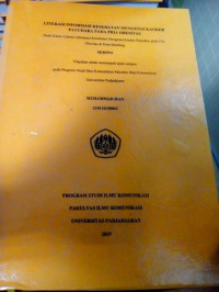 Literasi Informasi Kesehatan Mengenai Kanker Payudara pada Pria Obesitas :  Studi Kasus Literasi Informasi Kesehatan Mengenai Kanker Payudara pada Pria Obesitas di Kota Bandung