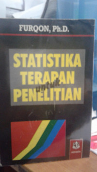 Statistika terapan untuk penelitian