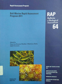 Bali marine rapid assessment program 2011