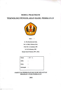 Modul praktikum teknologi pengolahan hasil perikanan