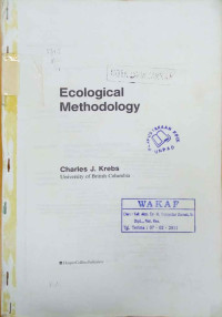 Ecological methodology