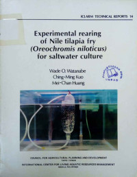 Experimental rearing of nile tilapia fry ( Oreochromis niloticus ) for saltwater culture