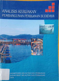 Analisis kebijakan pembangunan Perikanan Budidaya