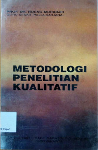 Metodologi penelitian kualitatif