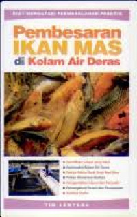 Pembesaran ikan mas di kolam air deras