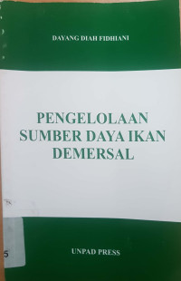 Pengelolaan sumber daya ikan demersal