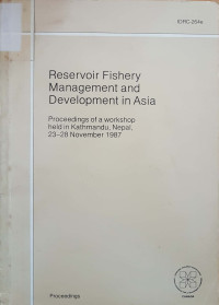 Reservoir fishery management and development in Asia