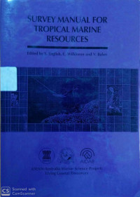 Survey manual for tropical marine resources