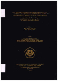 Analisis penerimaan pajak daerah menggunakan pendekatan kapasitas pajak dan upaya pajak Kabupaten/Kota di Provinsi Jambi tahun 2000-2011