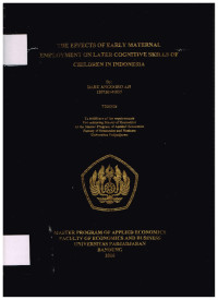 The effects of early maternal employment on later cognitive skills of children in Indonesia