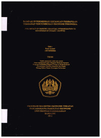 Dampak intermediasi keungan perbankkan terhadap pertumbuhan ekonomi Indonesia
