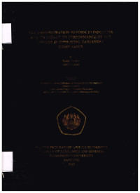 Tax Administration reform in Indonesia and its impact  on performance of tax offices in improving taxpayers' compliance