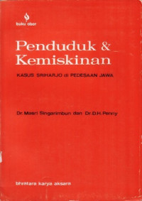 Penduduk Dan Kemiskinan Kasus Sriharjo di Pedesaan Jawa