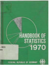 Handbook Of Statistics 1970