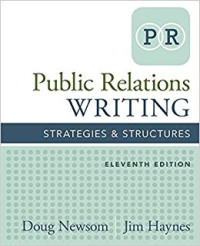 Public relations writing : Strategies & structures