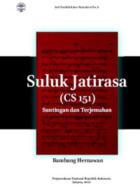 Suluk Jatirasa , Suntingan dan Terjemahan