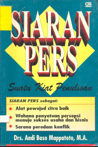 Siaran Pers : Suatu Kiat Penulisan