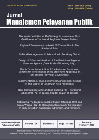 Design Of E-Samsat Services At The West Java Regional Revenue Agency (Case Study Of Bandung City)