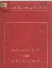 Kamus kantong belanda,indonesia-belanda