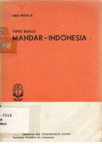 Kamus Bahasa  Mandar - Indonesia