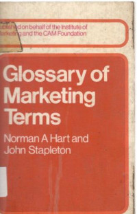 Glossarty of Marketing Terms