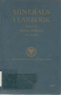 Minerals Yearbook 1967 Volume I-II