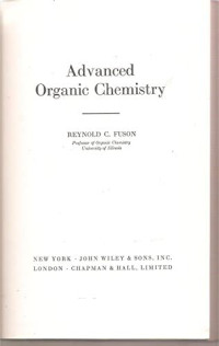 Advanced Organic Chemistry