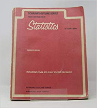 SCHAUM'S OUTLINE SERIES THEORY AND PROBLEMS OF STATISTIC