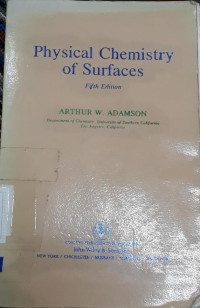 Physical Chemistry Of Surfaces